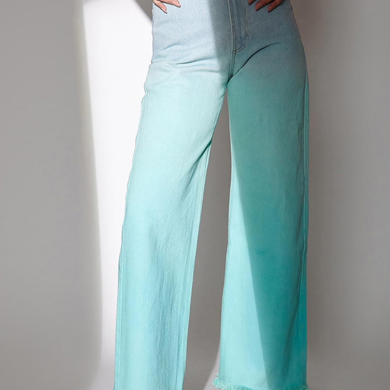 Women Blue Flared High-Rise Light Fade Jeans